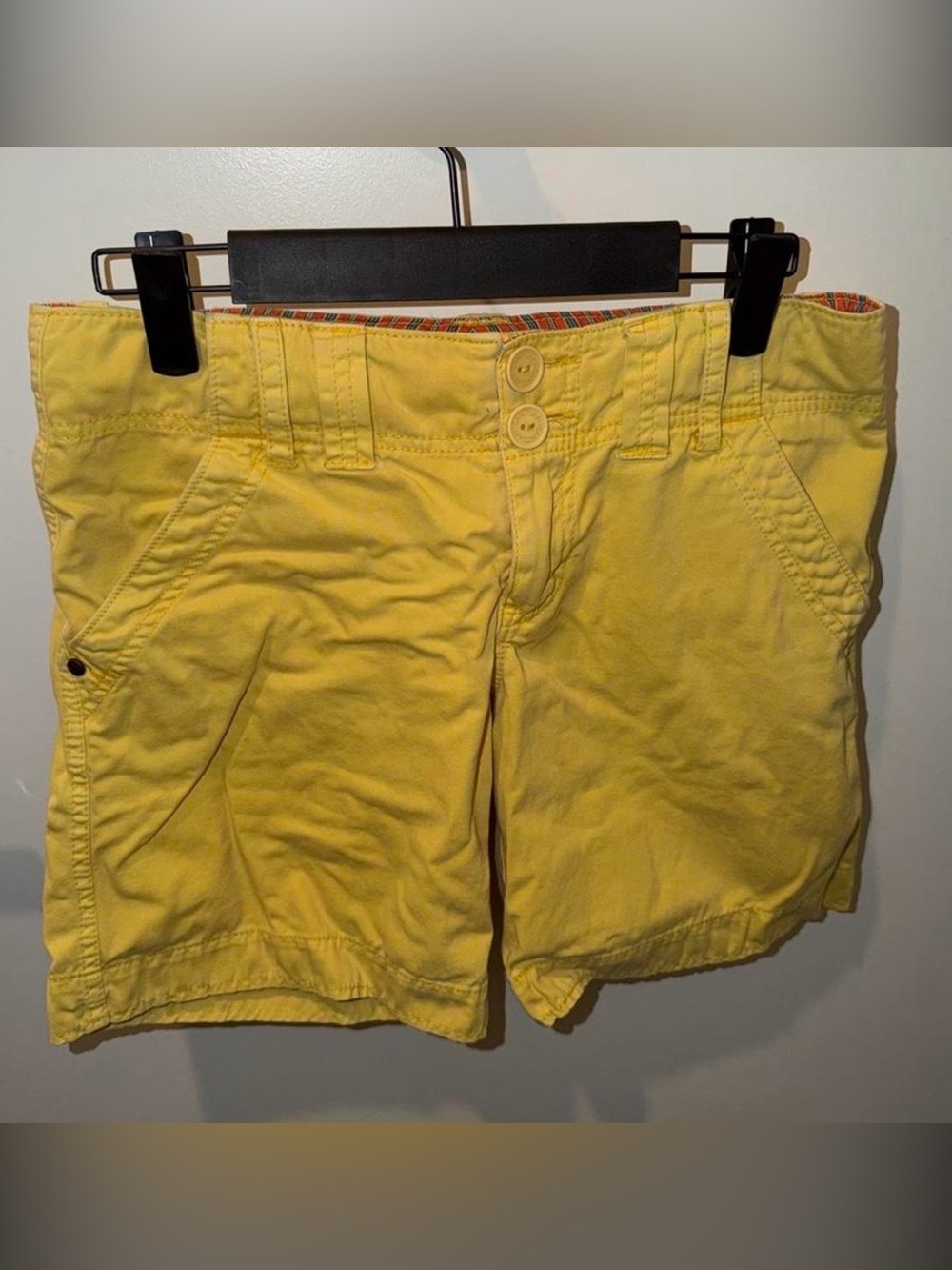 Sanctuary Yellow Women's Cargo Shorts